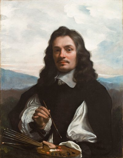 Zelfportret, ca. 1658-60 door Michael Sweerts